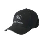 Casquette noire John Deere