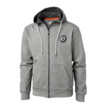 Sweat à capuche zippé gris Volvo