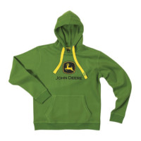 Sweat à capuche vert John Deere