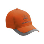 Casquette haute visibilité orange John Deere