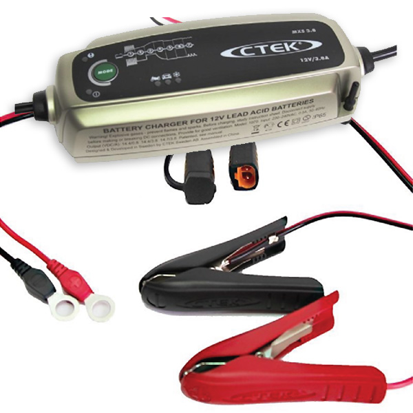 Chargeur CTEK MXS 3.8 - Batteries 12 V – SafePark