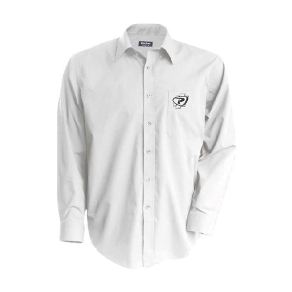 Chemise blanche manches longues brodée Payant