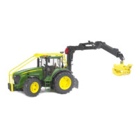 Maquette Tracteur forestier John Deere 1:32