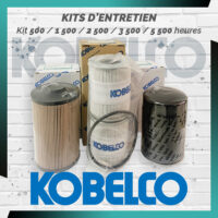 Kits d'entretien intermédiaire 500 à 5500 heures Kobelco