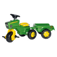 Tricycle à pédales avec remorque John Deere