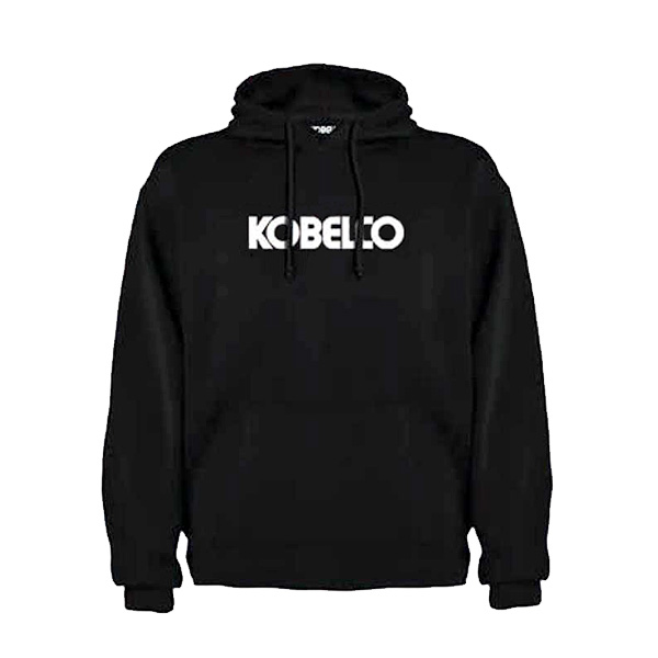 Sweat à capuche noir Kobelco