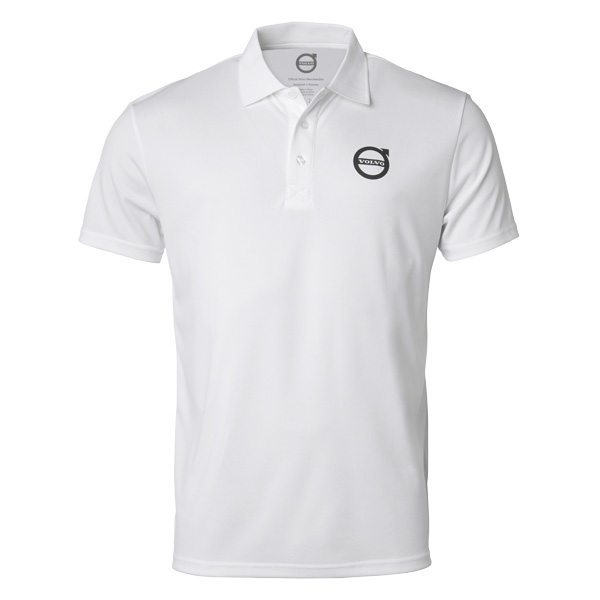 Polo homme Iron Mark Volvo CE blanc