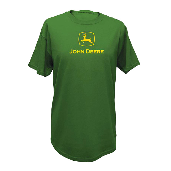 T-shirt vert logo John Deere