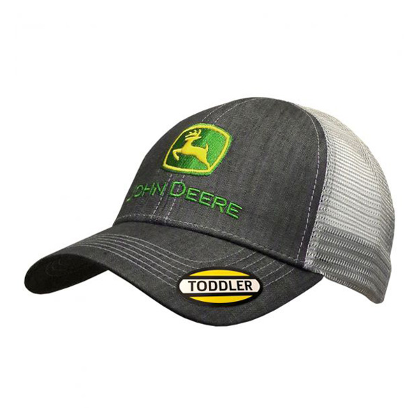 Casquette maille arrière grise John Deere pour enfants