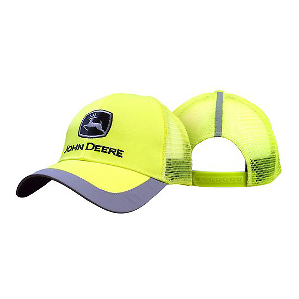 Casquette maille arrière haute visibilité John Deere