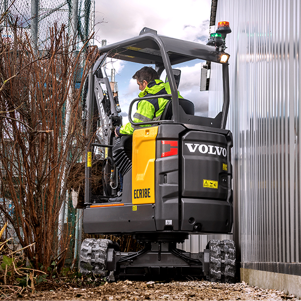 Volvo Groupe Payant pelle compacte ECR18E vue 3