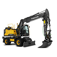Volvo - Pelles sur pneus Volvo Pelle sur Pneus EW160E