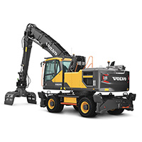 Volvo - Pelles sur pneus Volvo Pelle sur Pneus EW240E