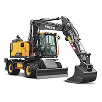 Volvo - Pelles sur pneus Volvo Pelle sur Pneus EWR170E