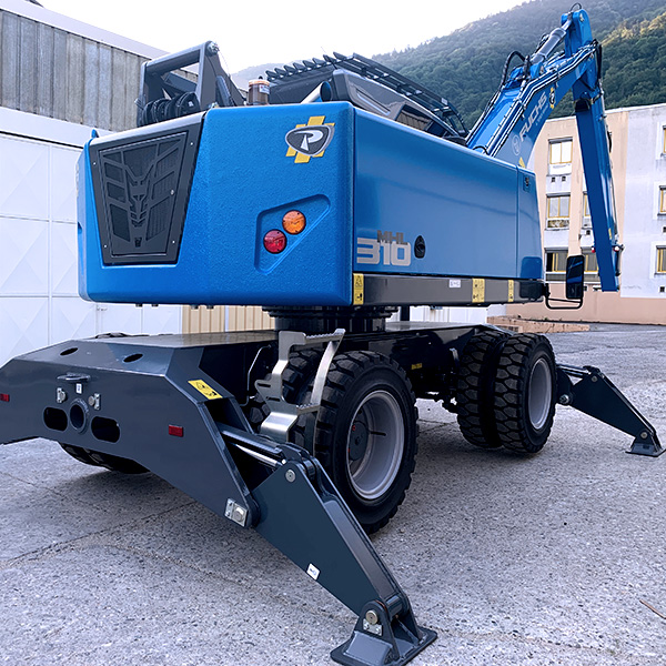 Fuchs : MHL310 MHL310 - Vue arrière du châssis