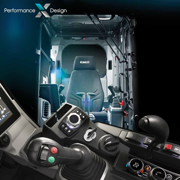 sk75sr-7-cabine-xdesign SK75SR-7 - Vue de la cabine haut de gamme