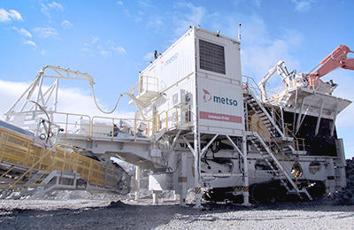 Groupe personnalisé LT160E Lokotrack Metso