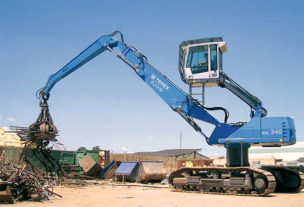 Pelle sur chenilles Terex Fuchs