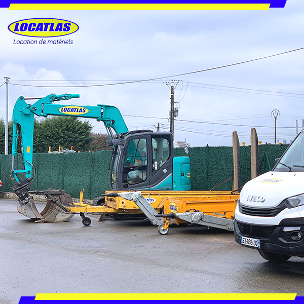 Locatlas Lons / Pau - Pelle sur chenilles Kobelco