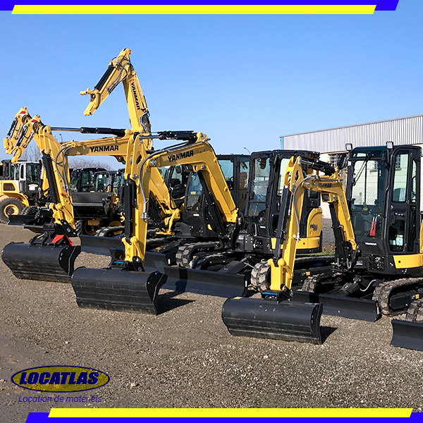 Locatlas Portet-sur-Garonne - Pelles compactes Yanmar