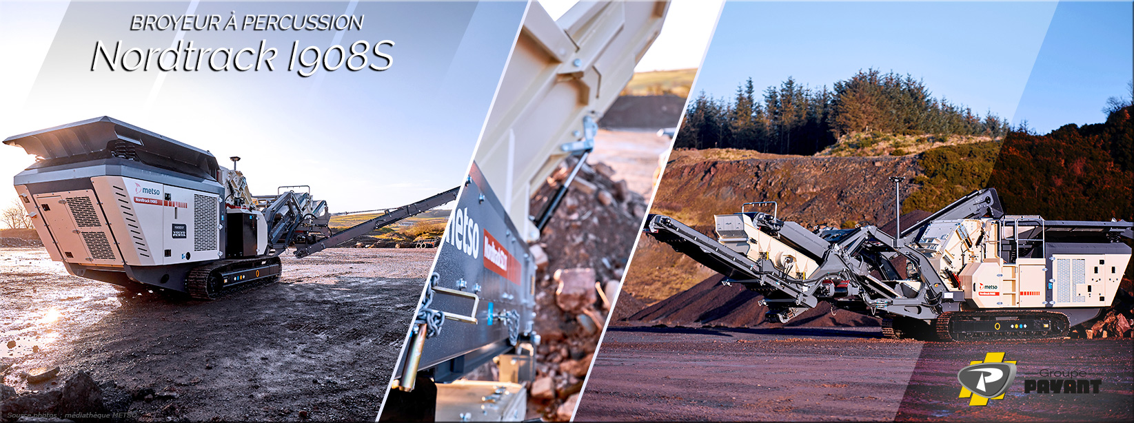 broyeur-a-percussion-I908S-Nordtrack-METSO Gamme broyeur à percussion Nordtrack Metso I908S