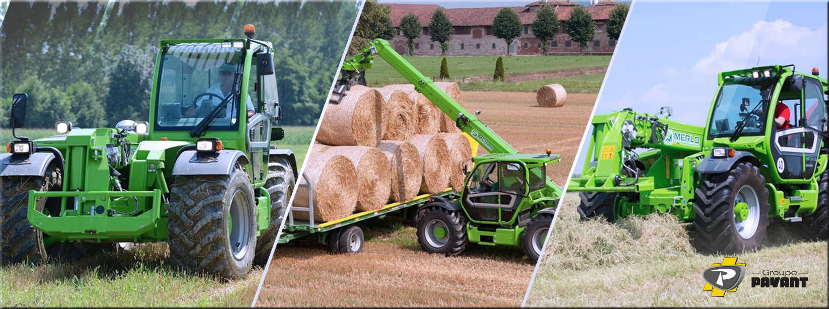 Tracteurs-telescopiques-multifarmers-Merlo Tracteurs Télescopiques Multifarmer Merlo