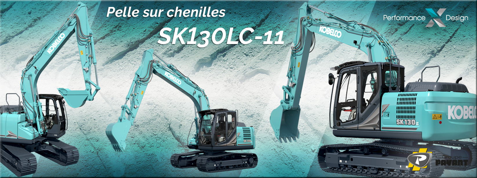 Pelle sur chenilles SK130LC-11 Kobelco