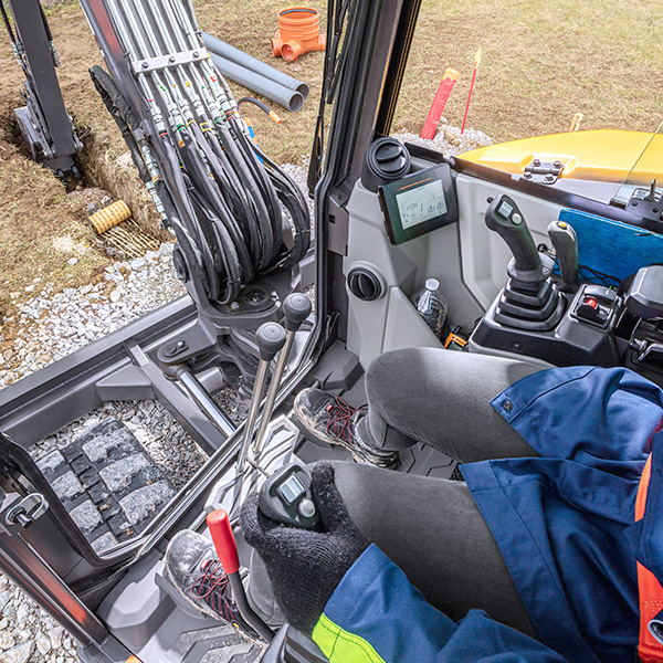 Volvo ECR58F : espace, confort et ergonomie