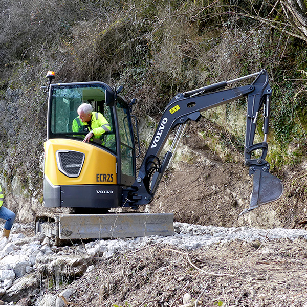 Pelle compacte ECR25 électrique Volvo CE