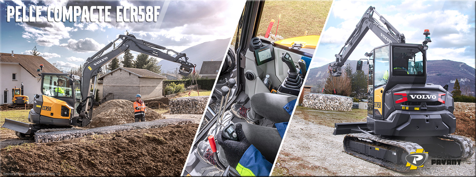 Pelle-compacte-ECR58F-Volvo-CE Pelle compacte ECR58F Volvo CE