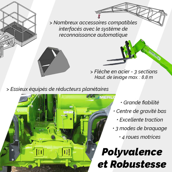 TF65.9 Merlo - Polyvalence et robustesse