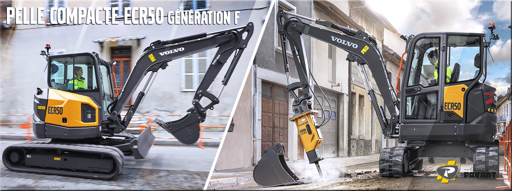 pelle-compacte-ECR50-generation-F-volvo-ce Pelle compacte ECR50 Génération F Volvo CE