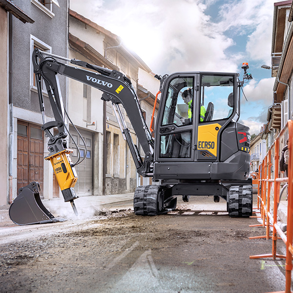 pelle-compacte-ECR50F-ultra-polyvalente Pelle compacte ECR50 génération F : Ultra polyvalente et Intuitive
