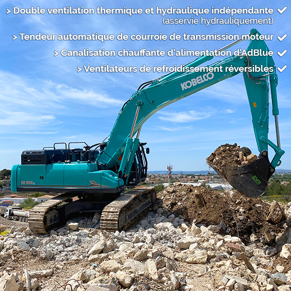 Pelle sur chenilles SK500LC-11 : fiabilité et durabilité exemplaire Pelle sur chenilles SK500LC-11 : fiabilité et durabilité exemplaire