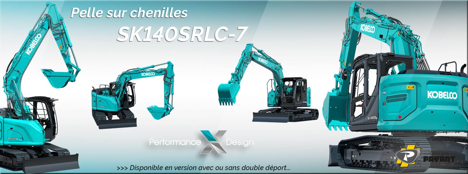 Pelle sur chenilles SK140SRLC-7 Kobelco