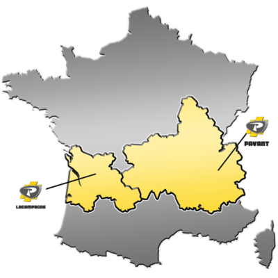 Zone de distribution des matériels FUCHS