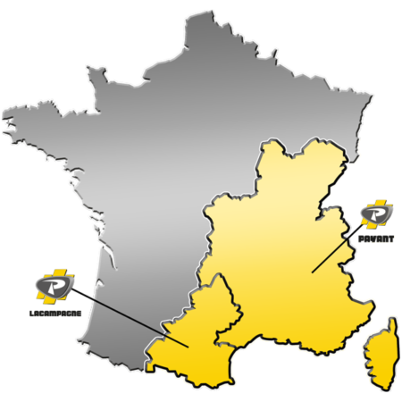 Zone de distribution des matériels LASER-GRADER