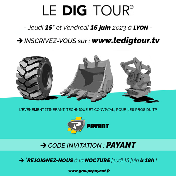 Le Dig Tour 2023 - Modalités