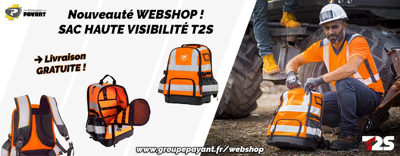 Nouveau : Sac haute visibilité T2S - Groupe PAYANT