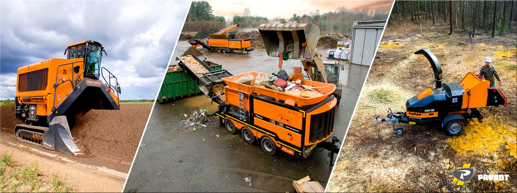 Matériels pour le recyclage Pronar