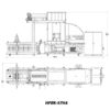 Presse à balles hydraulique HPBK-67HA Pronar - Dimensions