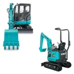 Voir les mini pelles sur chenilles KOBELCO