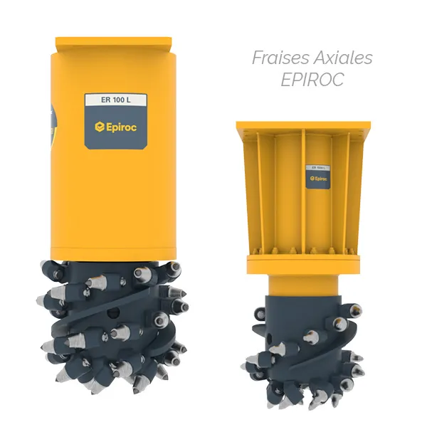 Fraises hydrauliques axiales Epiroc