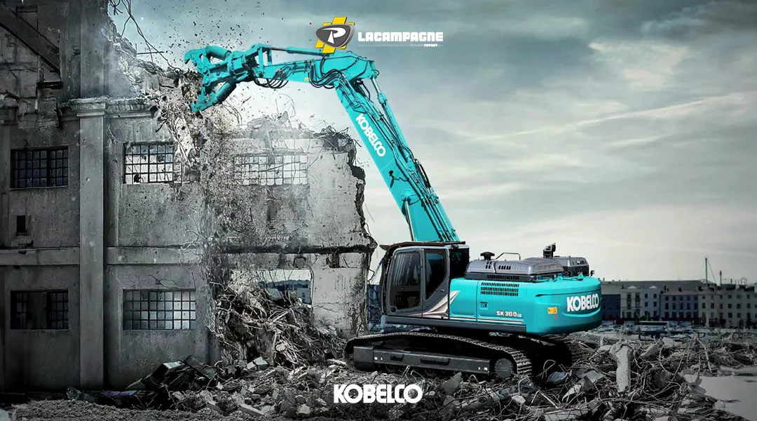 Nouvelles pelles de démolition straight boom (flèche droite) Kobelco
