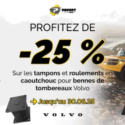 promotion-sur-les-tampons-en-caoutchouc-pour-tombereaux-volvo-avec-payant Promotion sur les tampons et roulements en caoutchouc pour bennes de tombereaux Volvo avec PAYANT