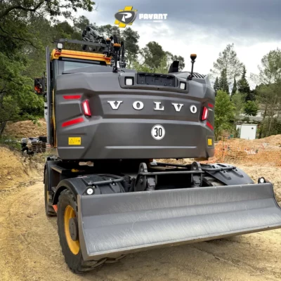 Démo pelle sur pneus EWR150 Volvo - Chantier ARTP Démo pelle sur pneus EWR150 Volvo - Chantier ARTP