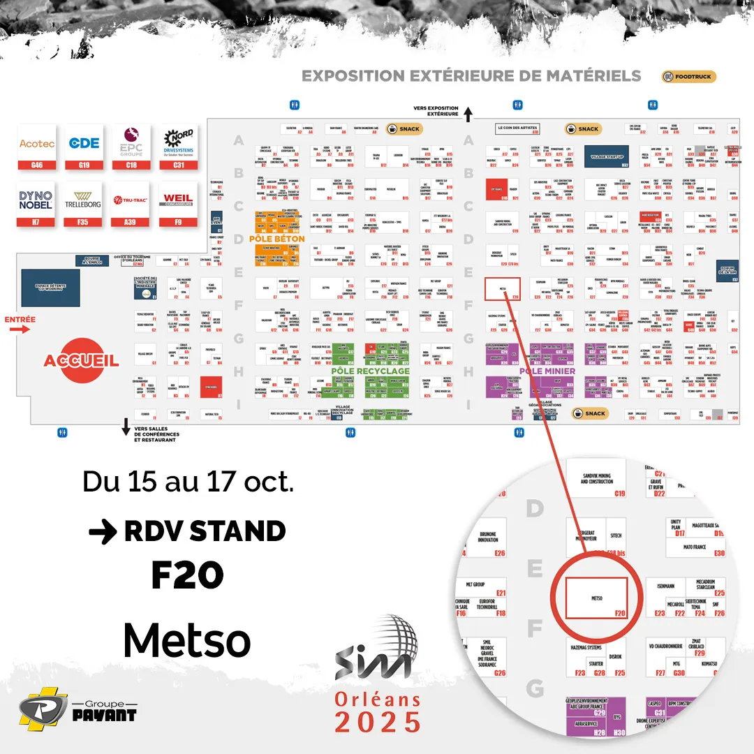 Plan du salon SIM 2025 à Orléans