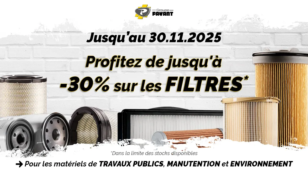 Promotion sur les filtres avec le Groupe PAYANT