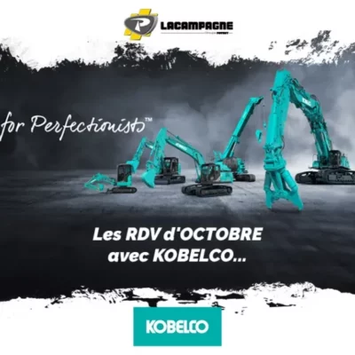 Les RDV d'octobre avec KOBELCO
