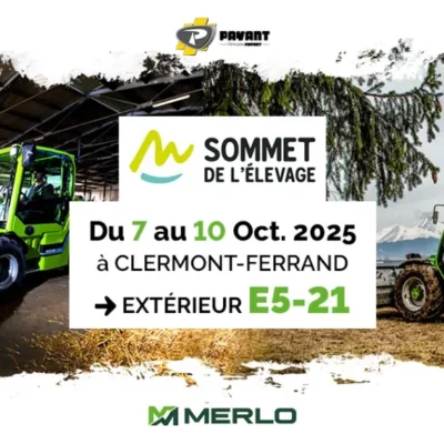 Sommet de l'élevage 2025 avec MERLO et PAYANT